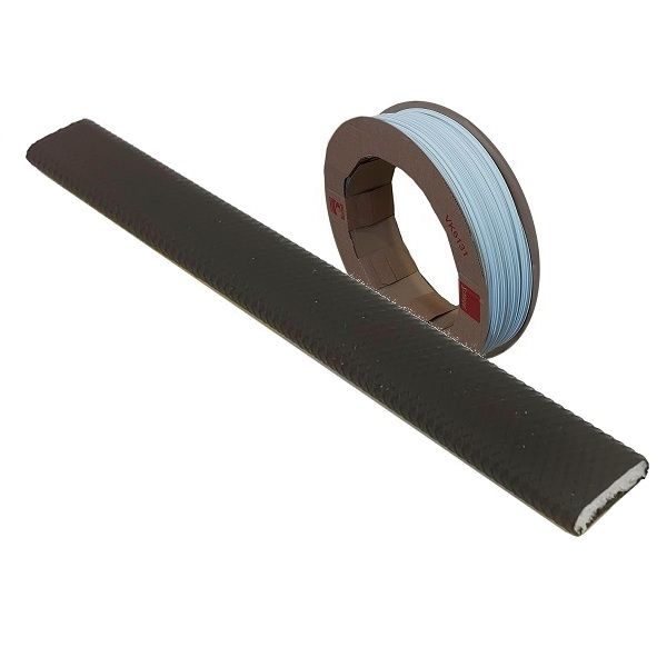 Weather seal Schlegel QL-3122, for universal surface fitting, brown RAL8019 (roll 200 m)