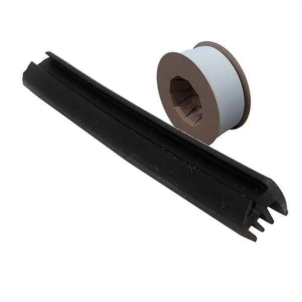 Stiklinė sandarinimo tarpinė 5590 PE-FK, juoda (ritinys 150 m)