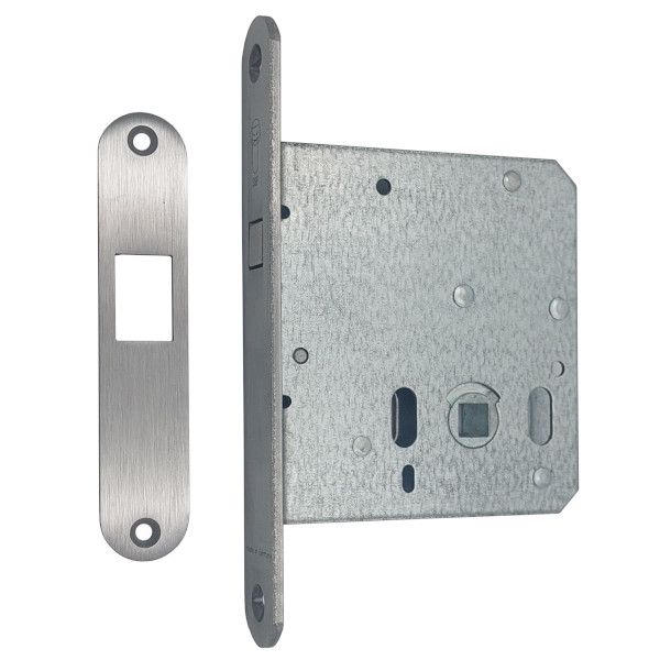 Slankiojančių durų spyna 71, WC 55, nerūdijantis plienas