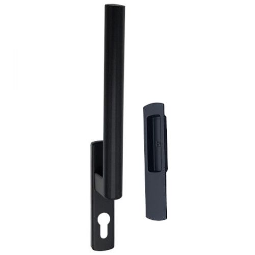 Handle SI-LIne HS300 PZ + outer sliding grip, RAL9005 black