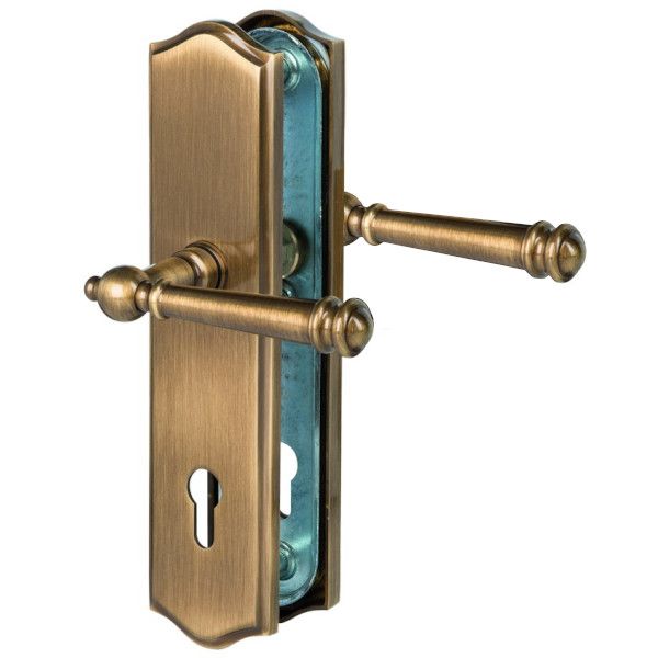 SICURA MOUNT apsauginis rinkinys su rankena/ rankena PZ 72, žalvaris šlifuotas