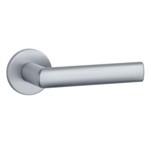 SILENA handle/rose set BAC, round roses, 7mm, chrome-plated satin