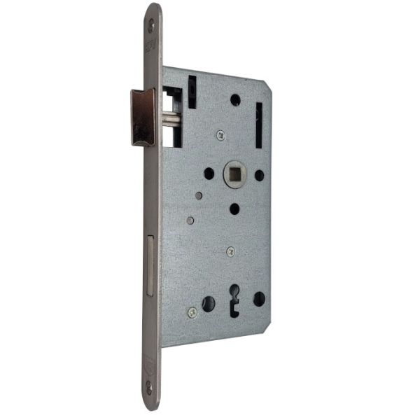 Mortise lock 115-1/2-BB 55/72-20-20, st.steel