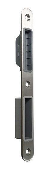 116-200-20 strike plate for magnetic mortise lock, stainless steel