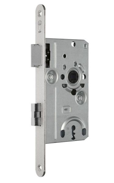 Mortise lock Si 22 BB 55/72-20, titanium laquered, RH