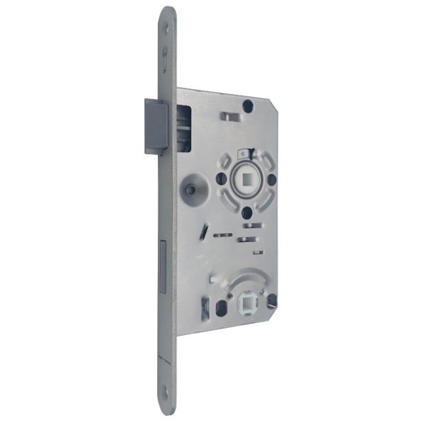 Mortise lock Si 10 WC 55/78, titanium laquered, LH