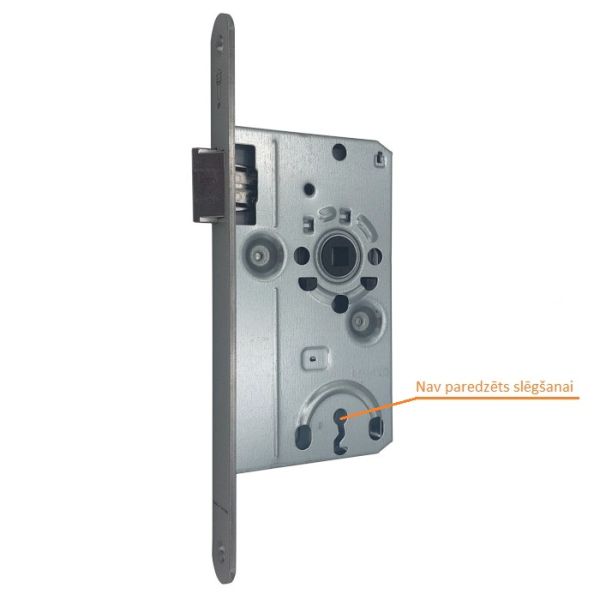 Mortise lock Si 22 BAC 55-20, titanium laquered, RH