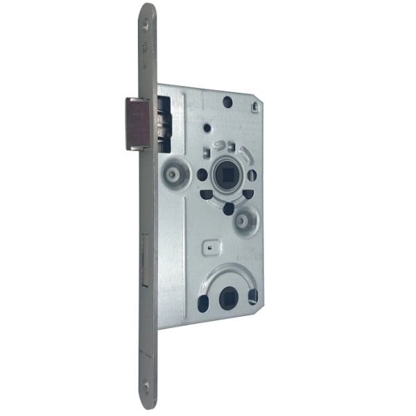 Mortise lock Si 22 WC 55/78, titanium laquered, LH