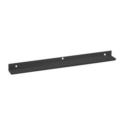 Lintel casing bracket E guide rail BG TS 5000, black RA9005
