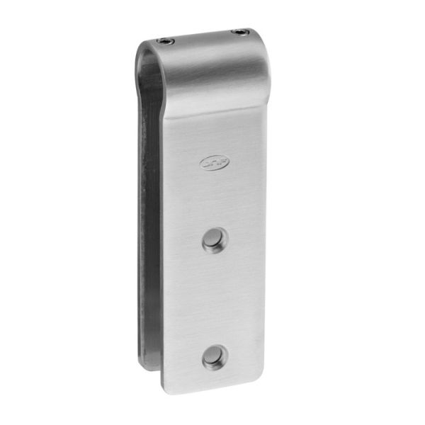 SM.002.19 Viršutinis plokštės laikiklis 13 mm vamzdžiui, nerūdijančio plieno matinė