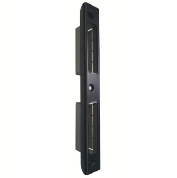 Strike plate for rebated doors 4062, black