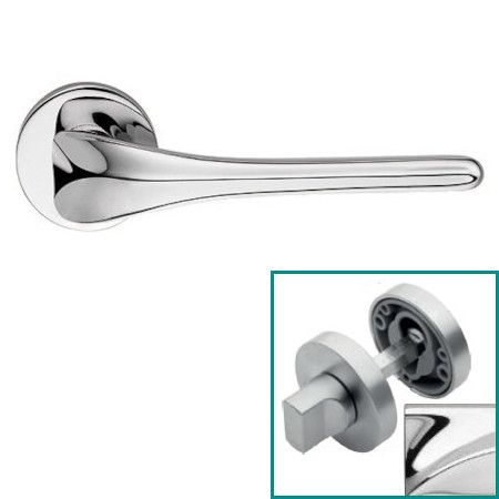 SPIRIT handle/rose 023 WC 233NT, polished chrome