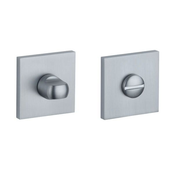 WC suktukas 4x4/6/8mm, kvadratinės rozetės 53x53mm, storis 7mm, matinė chromas