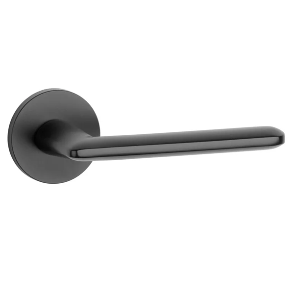 ST AVA BAC rankenų komplektas su apvaliomis rozetėmis, black