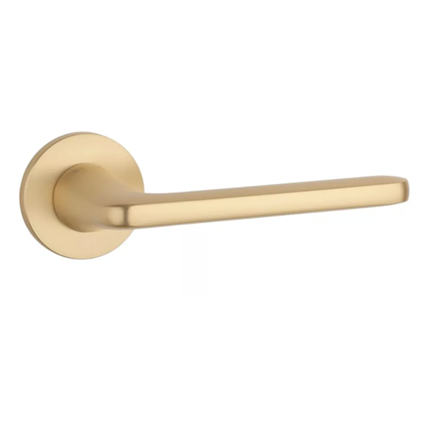 ST UTA BAC rankenų komplektas su apvaliomis rozetėmis, matinė auksas