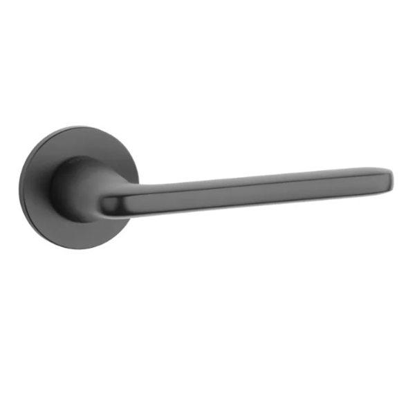 ST UTA BAC rankenų komplektas su apvaliomis rozetėmis, juoda