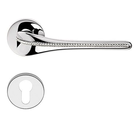 SPIRIT MESH handle/rose 023 set.PZ, polished chrome