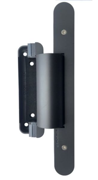TECTUS TE 680 3D FD concealed hinge for rebated doors, black RAL9005