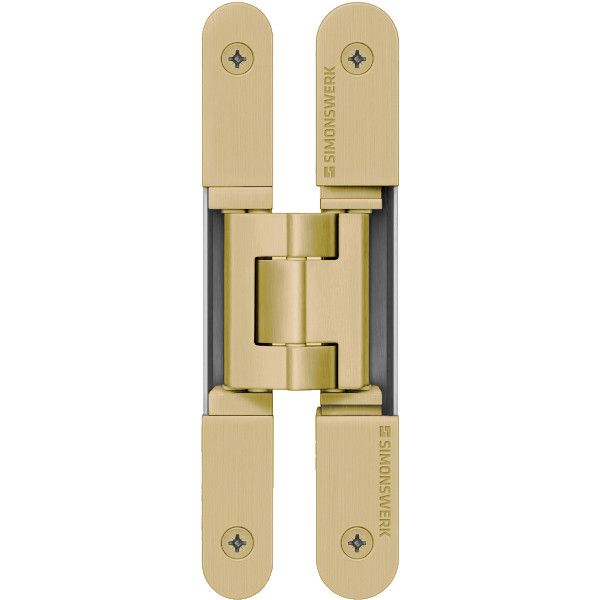 Concealed hinge TECTUS TE 240 3D N, matt brass