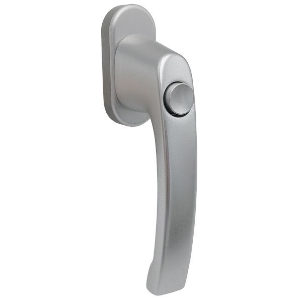 Locking window handle GLOBE with button, 35/10, EV1