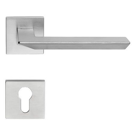 TRIO ZINCRAL rankenos rinkinys su rozetėmis 024 grt. PZ, matinis chromas