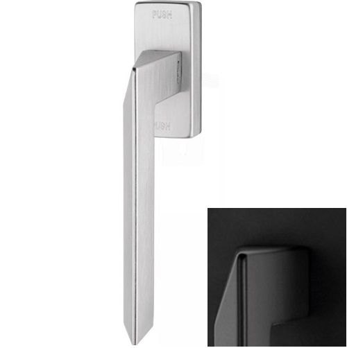 TRIO ZINCRAL lango rankena su SMARTBLOCK funkcija, matinės juodos spalvos