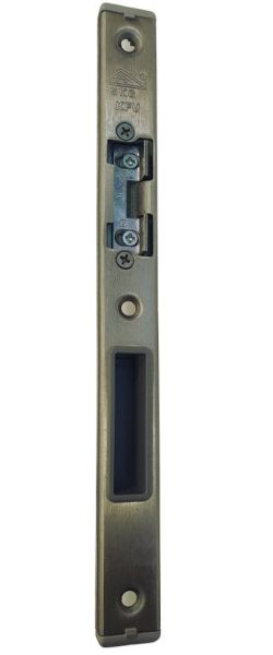 USB 25-06-24ERH/41L strike plate, height 6mm, stainless steel, left