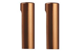Hinge cover EXACTA 3D 14mm, aluminium F4 in bronze tone