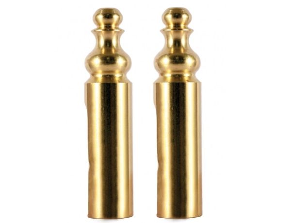 Hinge cover EXACTA 3D ZK decorative, 14mm, polished brass