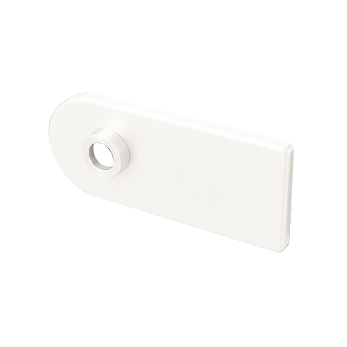 Apvalių spynos dangtelių komplektas D68XWTP00 BAC, balta RAL9016 (095)