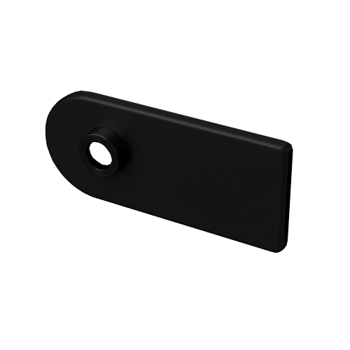 Apvalių spynos dangtelių komplektas D68XWTP00 BAC, juoda RAL9005 (062)