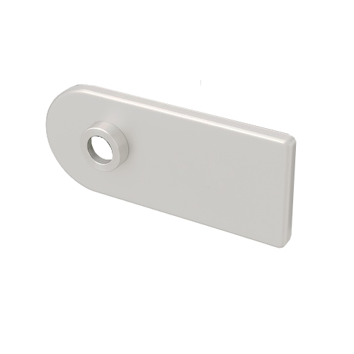 Apvalių spynos dangtelių komplektas D68XWTP00 BAC, sidabrininis anoduotas (002)