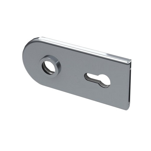 Apvalių spynos dangtelių komplektas D68XW00 PZ, poliruotas chromas (014)