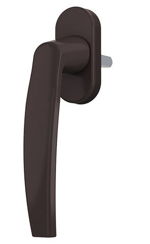 Langų rankena VICTORY, ruda RAL 8019