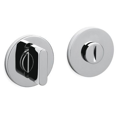 LINK WC circle shaped roses, 5mm, polished chrome