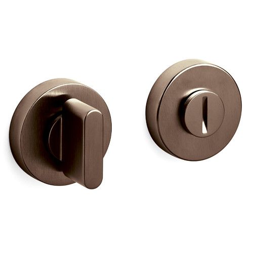 LINK WC roses, round, Ø47x10mm, w/o colour indicator, bronze tone PVD, satin (DS)