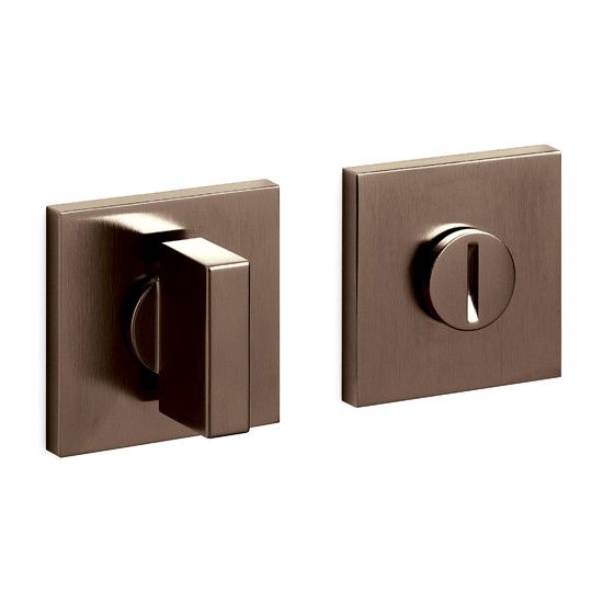 SPACE Q WC rozetės, kampinės, 5 mm, be indikatoriaus, bronzos tono PVD, matinė DS