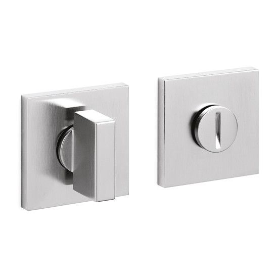 SPACE Q WC rozetės, kampinės, 5 mm, be indikatoriaus, nerūdijančio plieno imitacija PVD, matinė IS