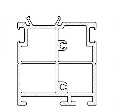 P 47-50 K Plastic adapter profile