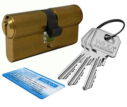 Profile cylinder 1400/C 30-30, W235, brass