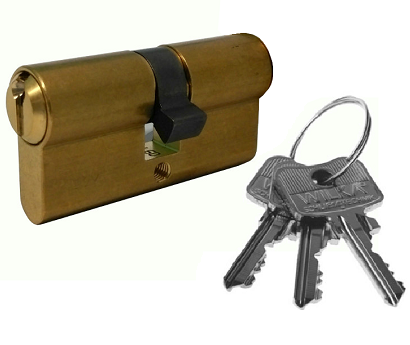 Profile cylinder 45-65, brass