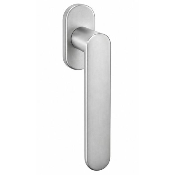 Window handle ZAVI D.K. Tilt&Turn, rose thickness 6mm, spindle 7x42, satin chrome | RANKENOSPLIUS.lt