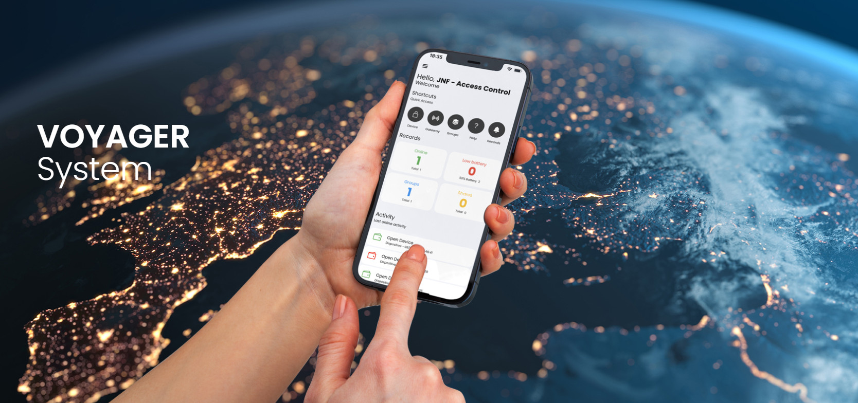 Voyager JNF &ndash; gudrie piekļuves kontroles risinājumi ar attālinātu vadību